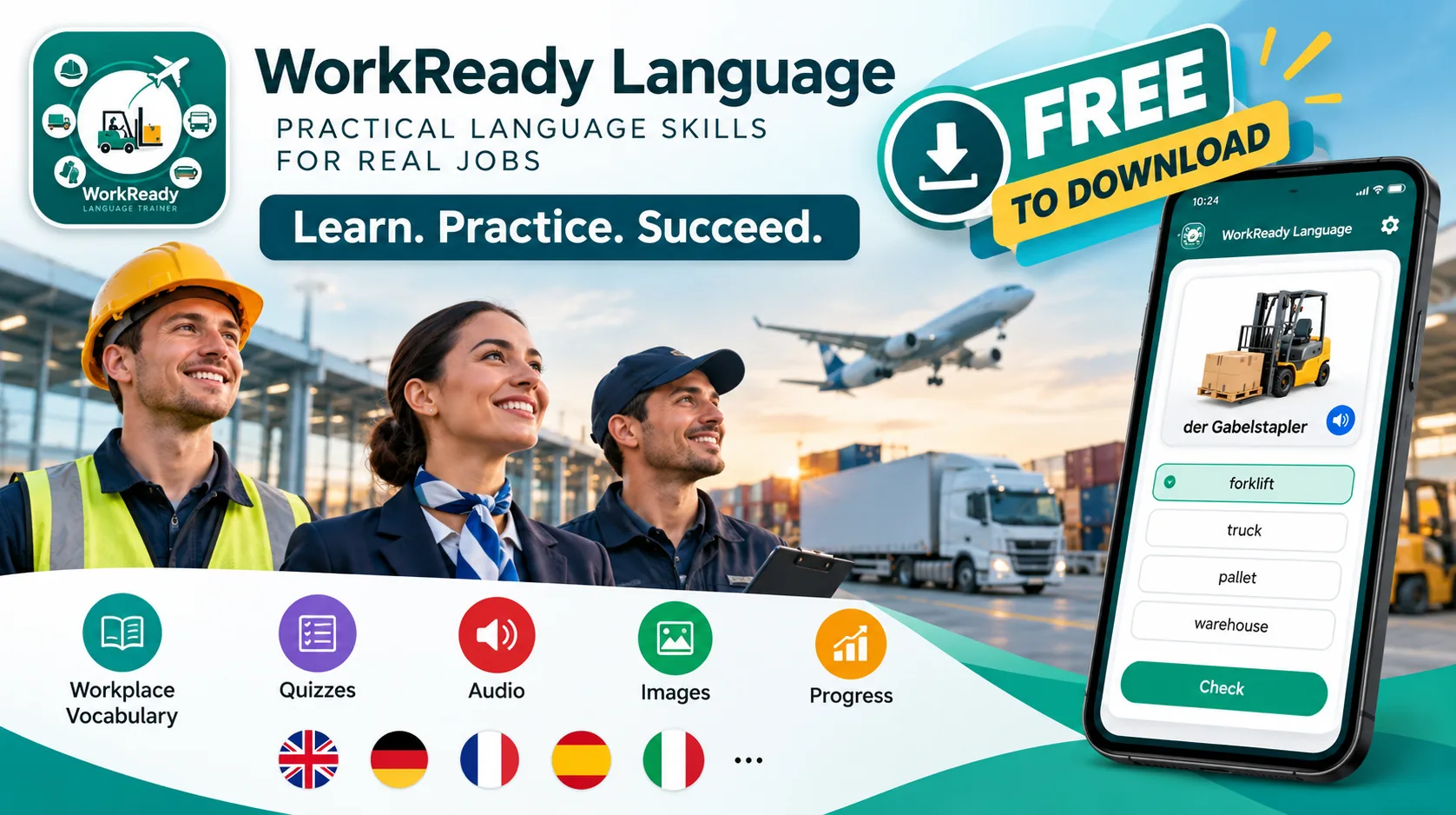 WorkReady Language app