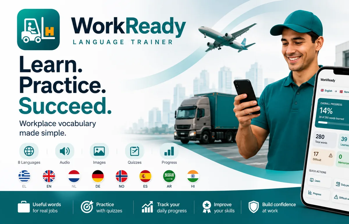 WorkReady Language workplace vocabulary app